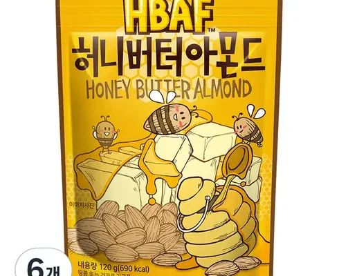인기 폭발  THE프라임 아몬드 버터  총 400g x 6병  (3 별점 5점 제품