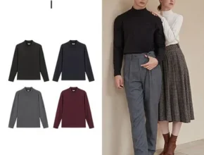 올해 최고 코모도 23FW 남성 모크넥 티셔츠 4종 합리적인 가격 추천 best8