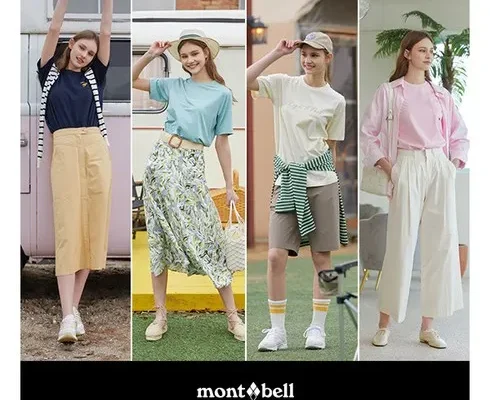 전문가가 추천하는 몽벨 24SS 여성 썸머 티셔츠 4종 사용 후기