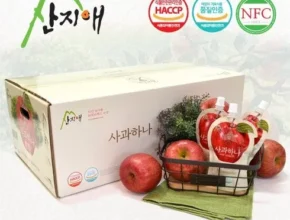 2024년 최신 산지애 알뜰사과 6kg사과즙 6팩 사용 후기