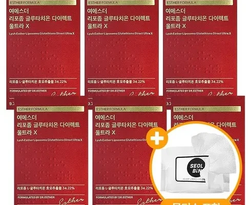 최다 판매 여에스더 리포좀 글루타치온 다이렉트 울트라X 6박스 합리적인 가격 추천 best8