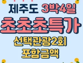2024년 최고의 제주도 4일 패키지 인기 아이템 추천 8가지 (실사용 후기)