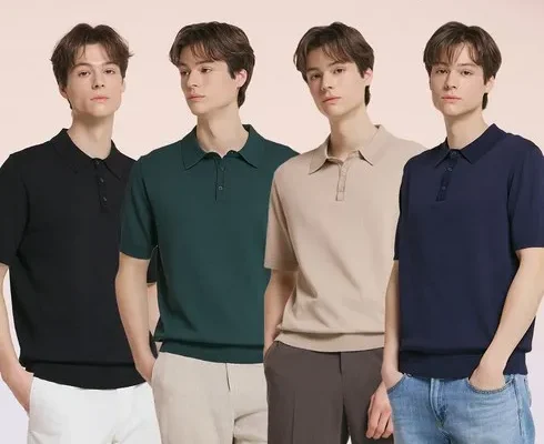 인기 폭발 24SS 남성 썸머 파인니트 카라 니트 3종 BEST8 추천 제품 후기