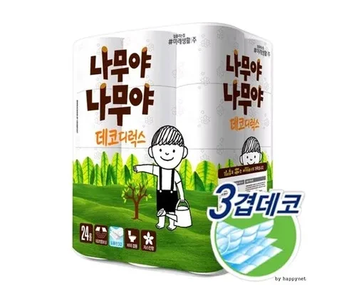 리뷰가 검증한 나무야 깨끗한숲 24롤 화장지 3팩  사용 후기