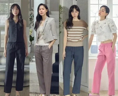 전문가가 추천하는 블랭크 24SS 여성 썸머코튼 쿨 팬츠 3종  별점 5점 제품