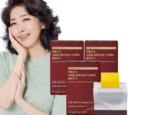 올해 최고 여에스더 리포좀 글루타치온 다이렉트 울트라X 6박스 별점 5점 제품