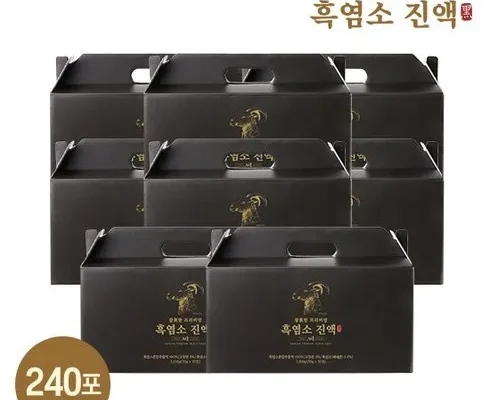 최고의 실용성을 갖춘 참진한 프리미엄 흑염소 진액 6박스 별점 5점 제품