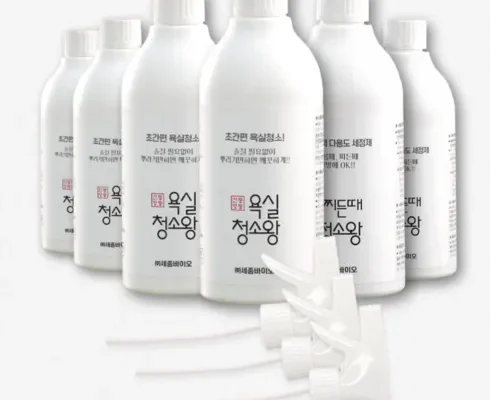 전문가가 검증한  한번에 싹 버블왕 세정제 100개  (방송에서만 파워 노즐 인기 상품 리스트 Top 8